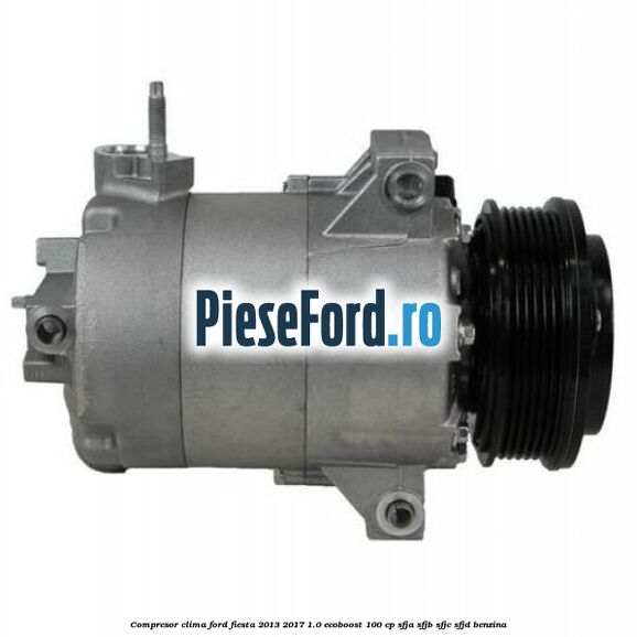 Compresor clima Ford Fiesta 2013-2017 1.0 EcoBoost 100 cp SFJA, SFJB, SFJC, SFJD benzina