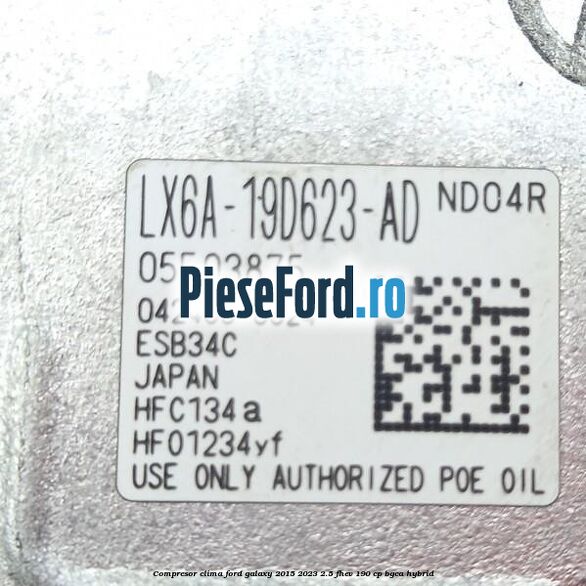 Compresor clima Ford Galaxy 2015-2023 2.5 FHEV 190 cp BGCA hybrid