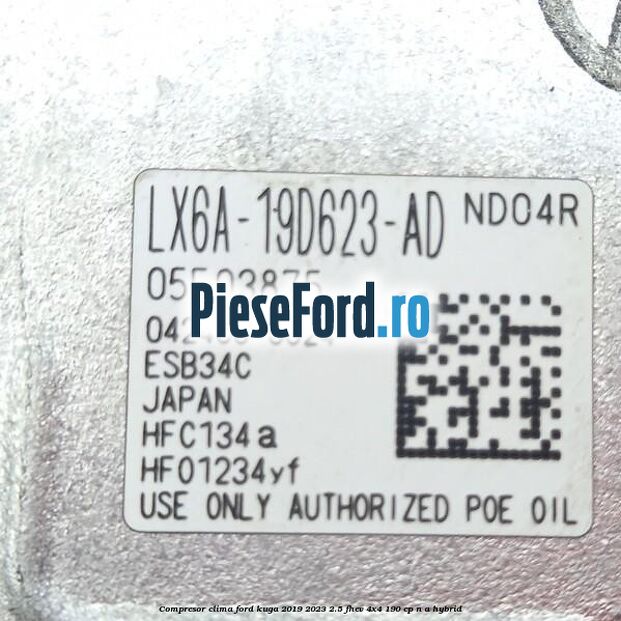 Compresor clima Ford Kuga 2019-2023 2.5 FHEV 4x4 190 cp n/a hybrid