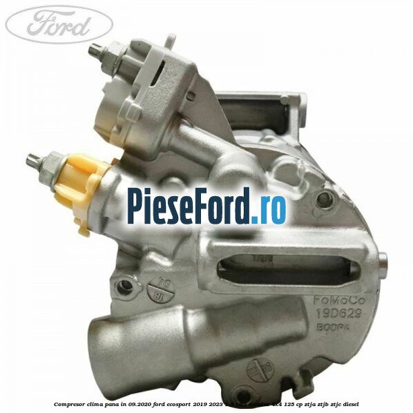 Compresor clima pana in 09.2020 Ford EcoSport 2019-2023 1.5 TDCi EcoBlue 4x4 125 cp ZTJA, ZTJB, ZTJC diesel