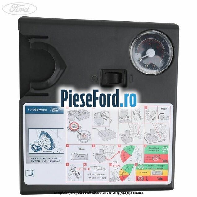Compresor Ford Fiesta 2005-2008 1.25 16V 75 cp FUJA, FUJB benzina