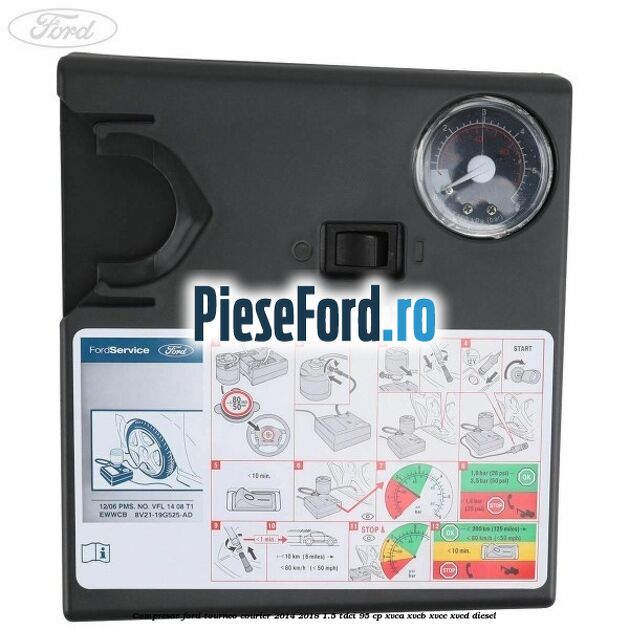 Compresor Ford Tourneo Courier 2014-2018 1.5 TDCi 95 cp XVCA, XVCB, XVCC, XVCD diesel
