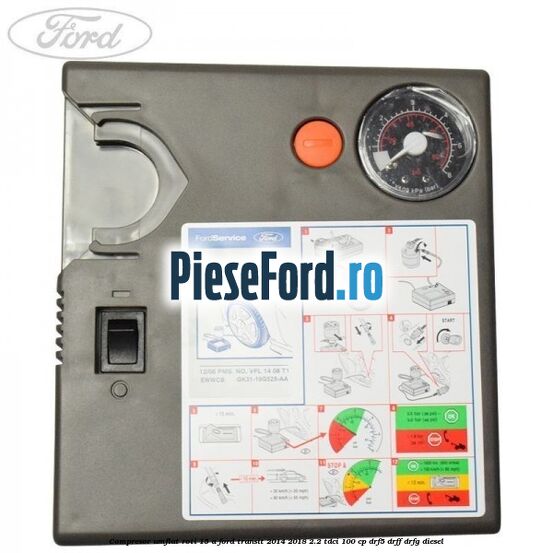 Compresor umflat roti 15 A Ford Transit 2014-2018 2.2 TDCi 100 cp Compresor umflat roti 15 A Ford Transit 2014-2018 2.2 TDCi 100 cp DRF5, DRFF, DRFG diesel