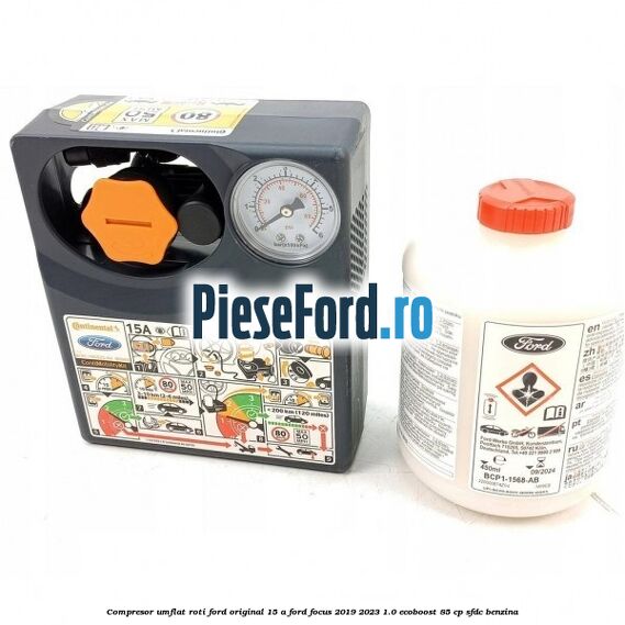 Compresor umflat roti Ford original 15 A Ford Focus 2019-2023 1.0 EcoBoost 85 cp SFDC benzina