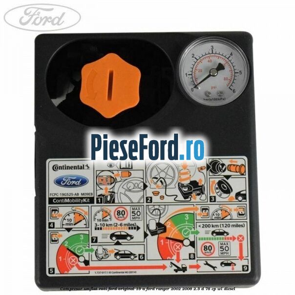 Compresor umflat roti Ford original 15 A Ford Ranger 2002-2006 2.5 D 78 cp WL diesel