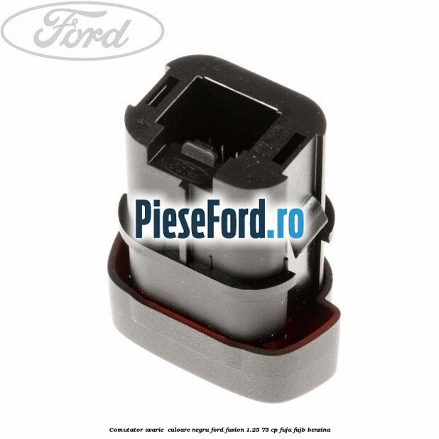 Comutator avarie , culoare negru Ford Fusion 1.25 75 cp FUJA, FUJB benzina