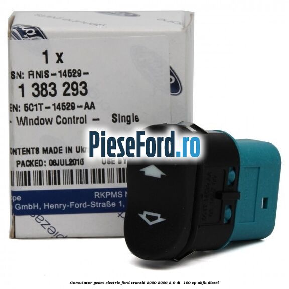 Comutator geam electric Ford Transit 2000-2006 2.0 DI  100 cp ABFA diesel