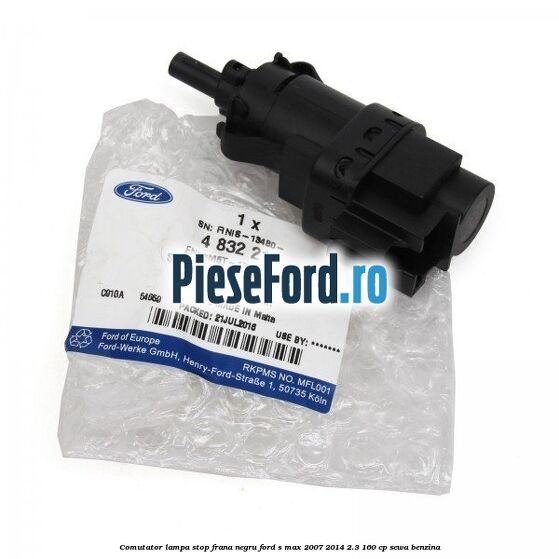 Comutator lampa stop frana negru Ford S-Max 2007-2014 2.3 160 cp SEWA benzina