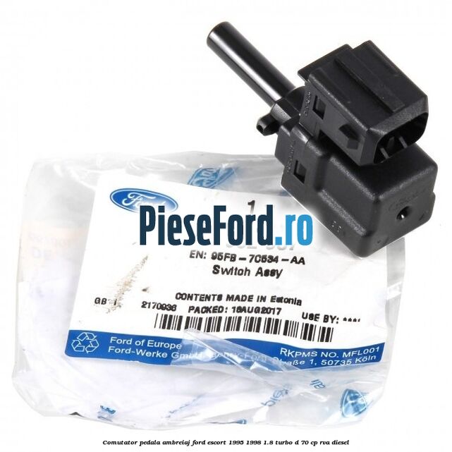 Comutator pedala ambreiaj Ford Escort 1995-1998 1.8 Turbo D 70 cp RVA diesel