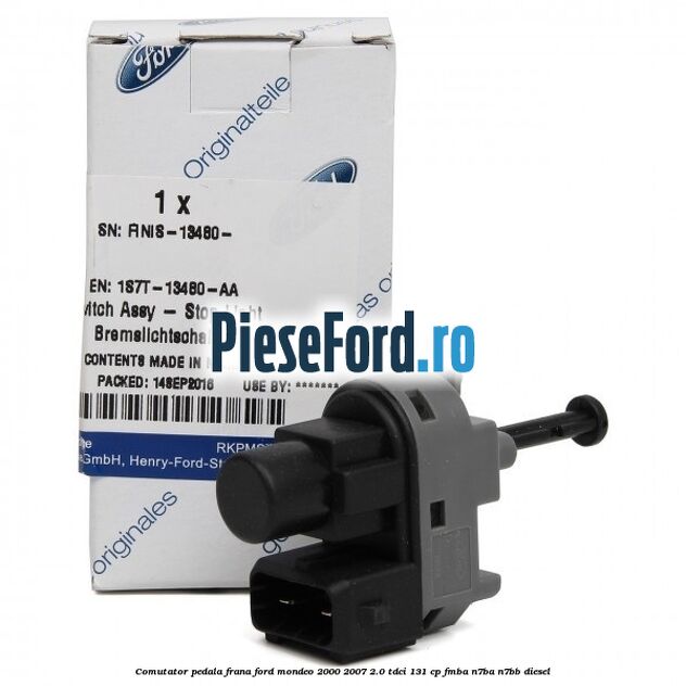 Comutator pedala frana Ford Mondeo 2000-2007 2.0 TDCi 131 cp FMBA, N7BA, N7BB diesel