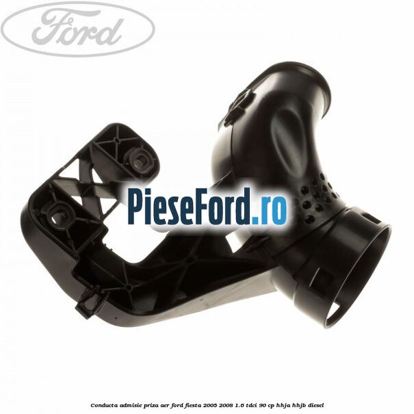 Conducta admisie priza aer Ford Fiesta 2005-2008 1.6 TDCi 90 cp HHJA, HHJB diesel