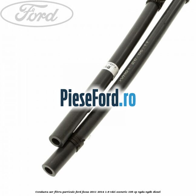 Conducta aer filtru particule Ford Focus 2011-2014 1.6 TDCi ECOnetic 105 cp NGDA, NGDB diesel