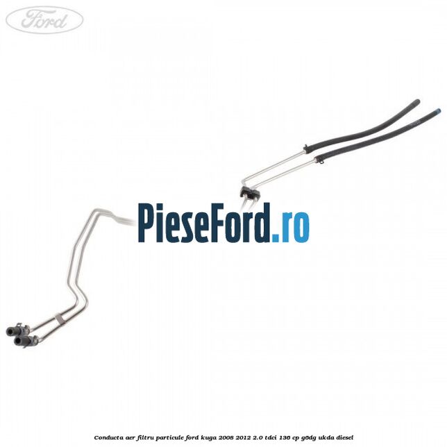 Conducta aer filtru particule Ford Kuga 2008-2012 2.0 TDCi 136 cp G6DG, UKDA diesel