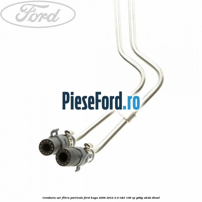 Conducta aer filtru particule Ford Kuga 2008-2012 2.0 TDCi 136 cp G6DG, UKDA diesel