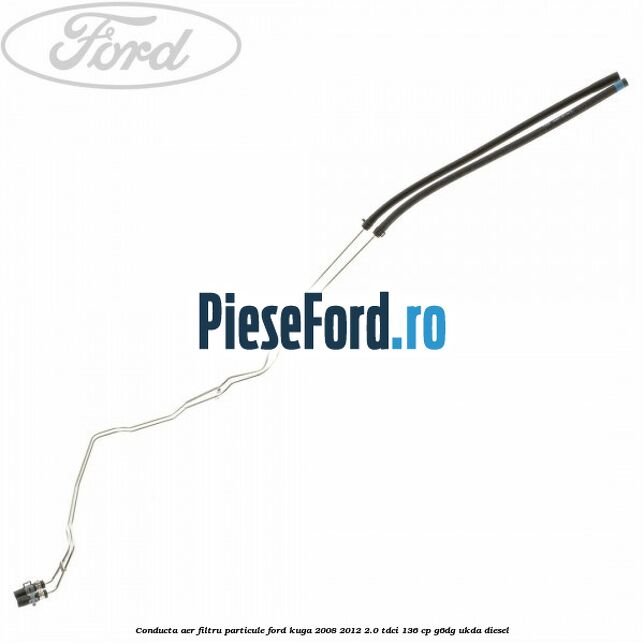 Conducta aer filtru particule Ford Kuga 2008-2012 2.0 TDCi 136 cp G6DG, UKDA diesel