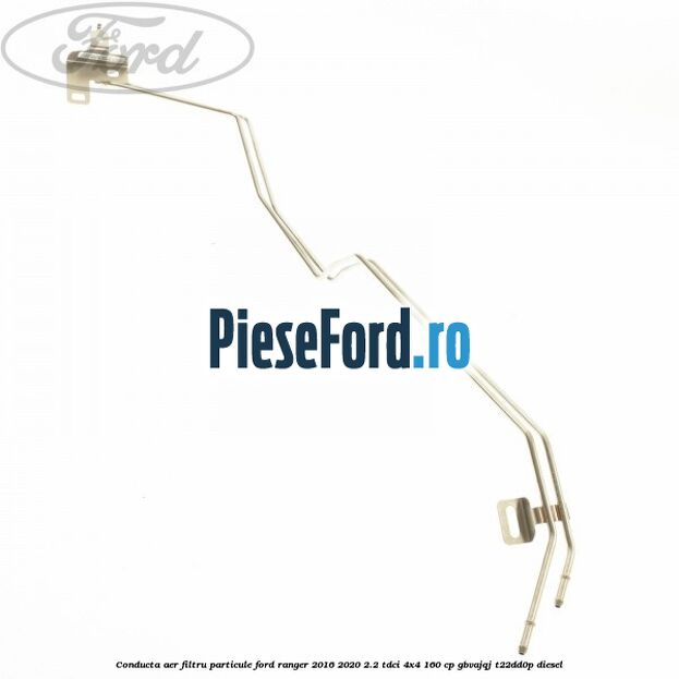 Conducta aer filtru particule Ford Ranger 2016-2020 2.2 TDCi 4x4 160 cp GBVAJQJ, T22DD0P diesel