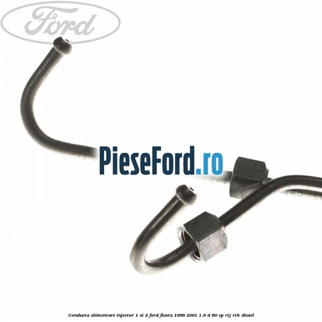 Conducta alimentare injector 1 si 2 Ford Fiesta 1996-2001 1.8 D 60 cp RTJ, RTK diesel