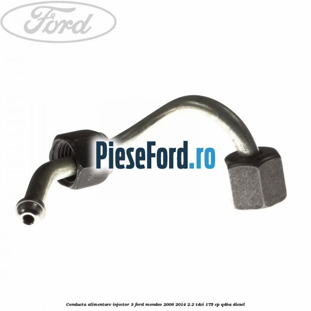Conducta alimentare injector 3 Ford Mondeo 2008-2014 2.2 TDCi 175 cp Q4BA diesel