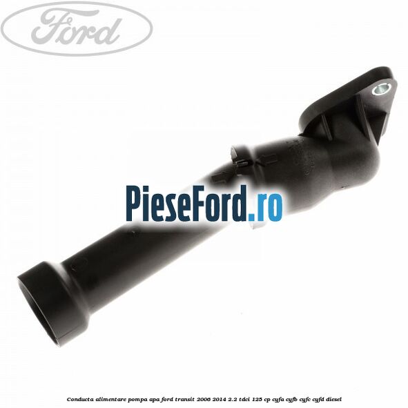 Conducta alimentare pompa apa Ford Transit 2006-2014 2.2 TDCi 125 cp CYFA, CYFB, CYFC, CYFD diesel