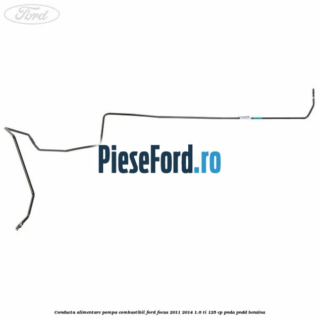 Conducta alimentare pompa combustibil Ford Focus 2011-2014 1.6 Ti 125 cp PNDA, PNDD benzina