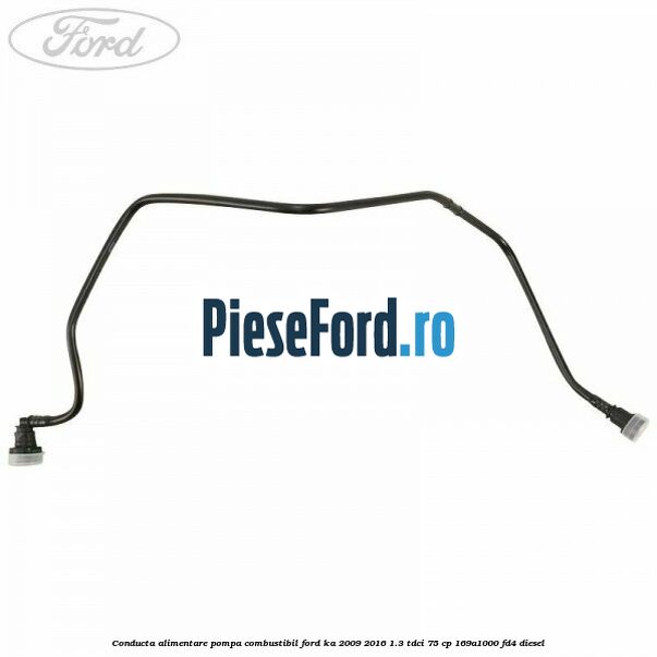 Conducta alimentare pompa combustibil Ford Ka 2009-2016 1.3 TDCi 75 cp 169A1000, FD4 diesel