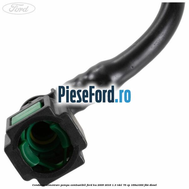 Conducta alimentare pompa combustibil Ford Ka 2009-2016 1.3 TDCi 75 cp 169A1000, FD4 diesel