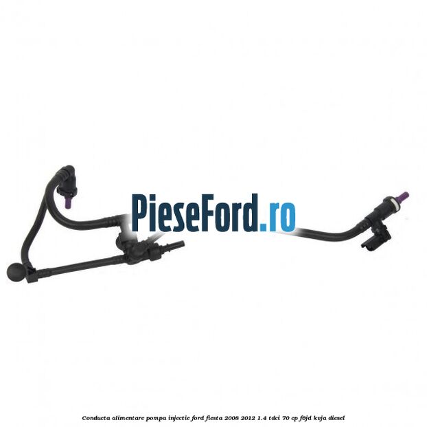 Conducta alimentare pompa injectie Ford Fiesta 2008-2012 1.4 TDCi 70 cp F6JD, KVJA diesel