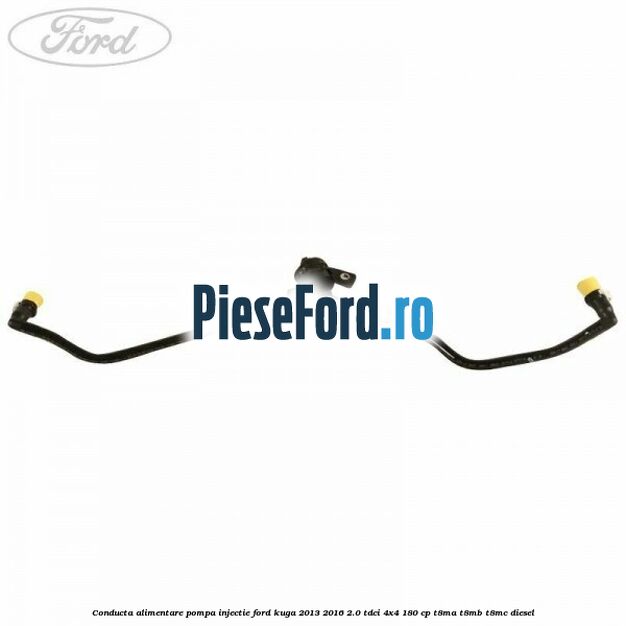 Conducta alimentare pompa injectie Ford Kuga 2013-2016 2.0 TDCi 4x4 180 cp T8MA, T8MB, T8MC diesel