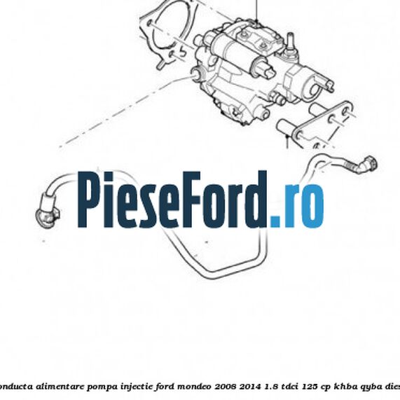 Conducta alimentare pompa injectie Ford Mondeo 2008-2014 1.8 TDCi 125 cp Conducta alimentare pompa injectie Ford Mondeo 2008-2014 1.8 TDCi 125 cp KHBA, QYBA diesel