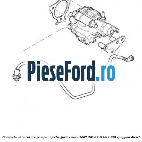 Conducta alimentare pompa injectie Ford S-Max 2007-2014 1.8 TDCi 125 cp Conducta alimentare pompa injectie Ford S-Max 2007-2014 1.8 TDCi 125 cp QYWA diesel