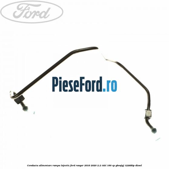 Conducta alimentare rampa injectie Ford Ranger 2016-2020 2.2 TDCi 160 cp Conducta alimentare rampa injectie Ford Ranger 2016-2020 2.2 TDCi 160 cp GBVAJQJ, T22DD0P diesel