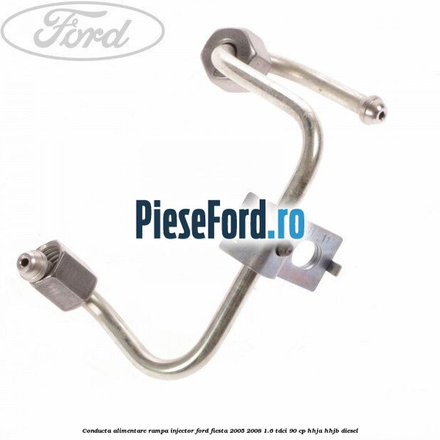 Conducta alimentare rampa injector Ford Fiesta 2005-2008 1.6 TDCi 90 cp HHJA, HHJB diesel