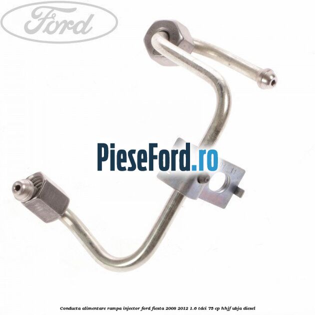 Conducta alimentare rampa injector Ford Fiesta 2008-2012 1.6 TDCi 75 cp HHJF, UBJA diesel