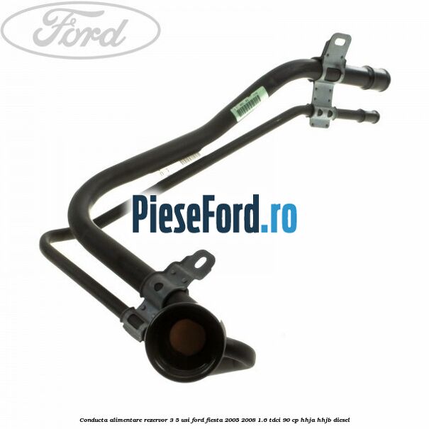 Conducta alimentare rezervor 3/5 usi Ford Fiesta 2005-2008 1.6 TDCi 90 cp HHJA, HHJB diesel