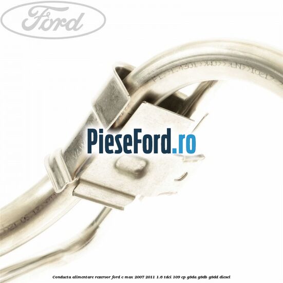 Conducta alimentare rezervor Ford C-Max 2007-2011 1.6 TDCi 109 cp G8DA, G8DB, G8DD diesel