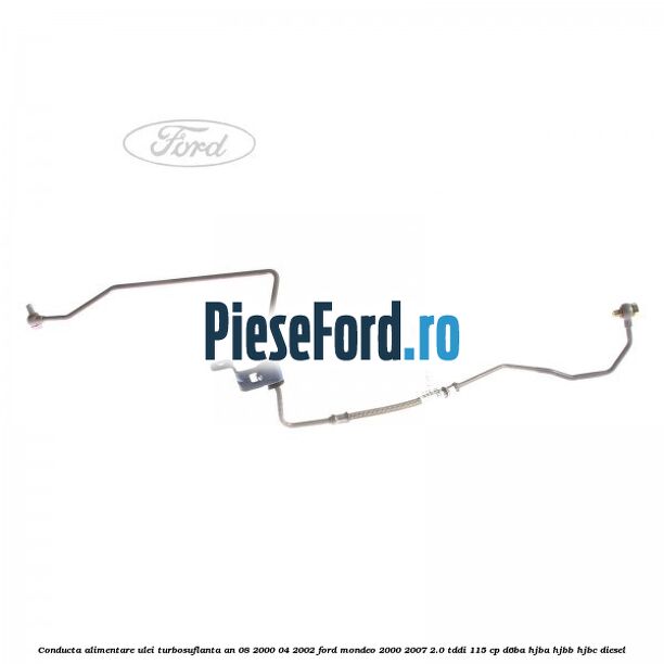 Conducta alimentare ulei turbosuflanta an 08/2000-04/2002 Ford Mondeo 2000-2007 2.0 TDDI 115 cp D6BA, HJBA, HJBB, HJBC diesel
