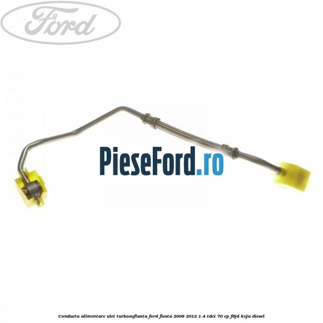 Conducta alimentare ulei turbosuflanta Ford Fiesta 2008-2012 1.4 TDCi 70 cp F6JD, KVJA diesel