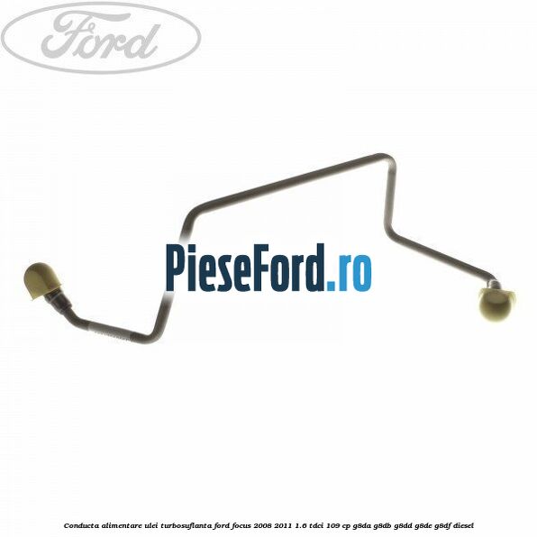 Conducta alimentare ulei turbosuflanta Ford Focus 2008-2011 1.6 TDCi 109 cp