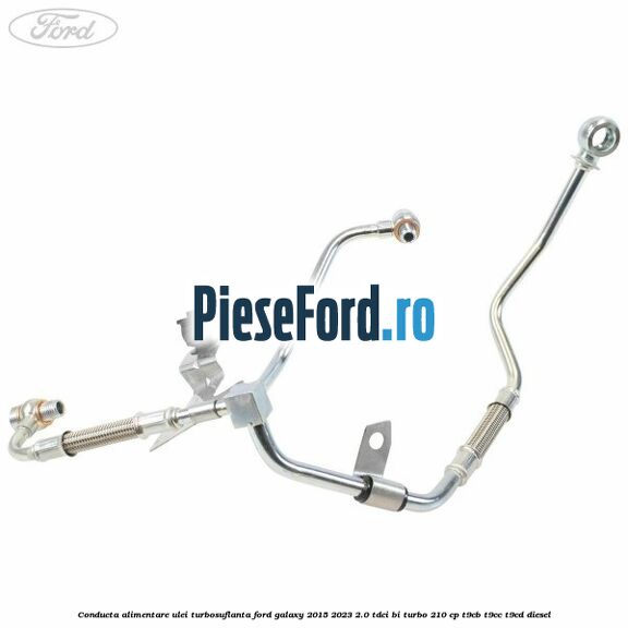 Conducta alimentare ulei turbosuflanta Ford Galaxy 2015-2023 2.0 TDCi BI-Turbo 210 cp Conducta alimentare ulei turbosuflanta Ford Galaxy 2015-2023 2.0 TDCi BI-Turbo 210 cp T9CB, T9CC, T9CD diesel