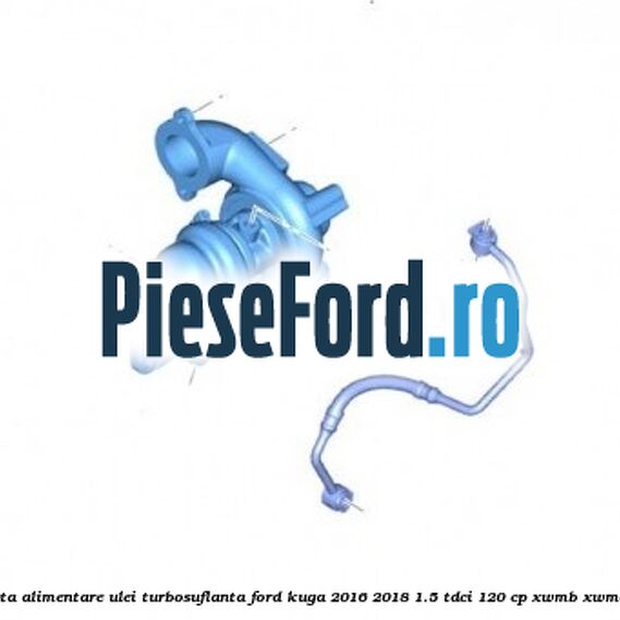 Conducta alimentare ulei turbosuflanta Ford Kuga 2016-2018 1.5 TDCi 120 cp XWMB, XWMC diesel