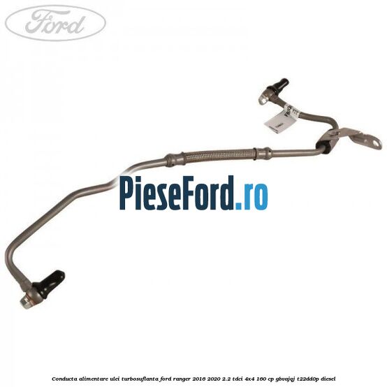 Conducta alimentare ulei turbosuflanta Ford Ranger 2016-2020 2.2 TDCi 4x4 160 cp GBVAJQJ, T22DD0P diesel