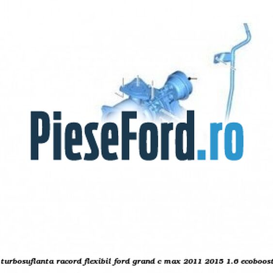 Conducta alimentare ulei turbosuflanta racord flexibil Ford Grand C-Max 2011-2015 1.6 EcoBoost 150 cp JQDA, JQDB benzina
