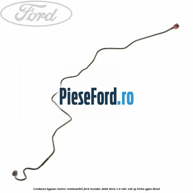 Conducta bypass racitor combustibil Ford Mondeo 2008-2014 1.8 TDCi 125 cp KHBA, QYBA diesel