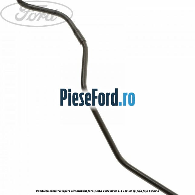 Conducta canistra vapori combustibil Ford Fiesta 2002-2005 1.4 16V 80 cp FXJA, FXJB benzina