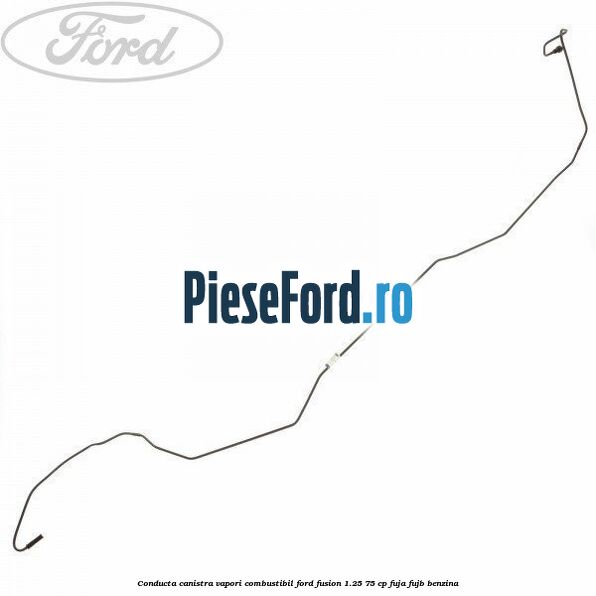 Conducta canistra vapori combustibil Ford Fusion 1.25 75 cp FUJA, FUJB benzina