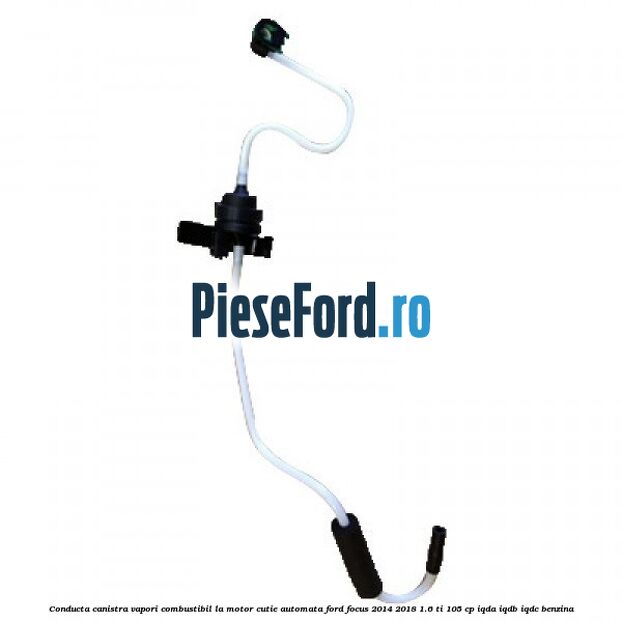 Conducta canistra vapori combustibil la motor cutie automata Ford Focus 2014-2018 1.6 Ti 105 cp IQDA, IQDB, IQDC benzina
