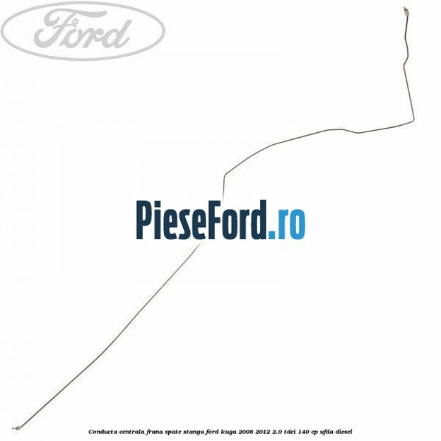 Conducta centrala frana, spate stanga Ford Kuga 2008-2012 2.0 TDCI 140 cp UFDA diesel