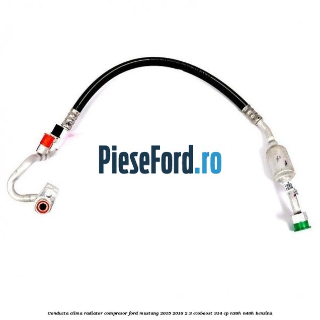 Conducta clima radiator compresor Ford Mustang 2015-2018 2.3 EcoBoost 314 cp Conducta clima radiator compresor Ford Mustang 2015-2018 2.3 EcoBoost 314 cp N38H, N48H benzina