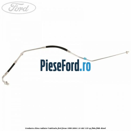Conducta clima radiator habitaclu Ford Focus 1998-2004 1.8 TDCi 115 cp F9DA, F9DB diesel