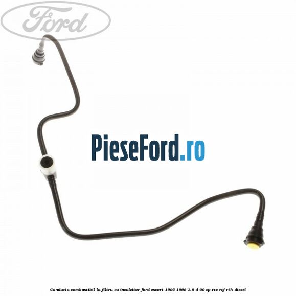 Conducta combustibil la filtru, cu incalzitor Ford Escort 1995-1998 1.8 D 60 cp RTE, RTF, RTH diesel